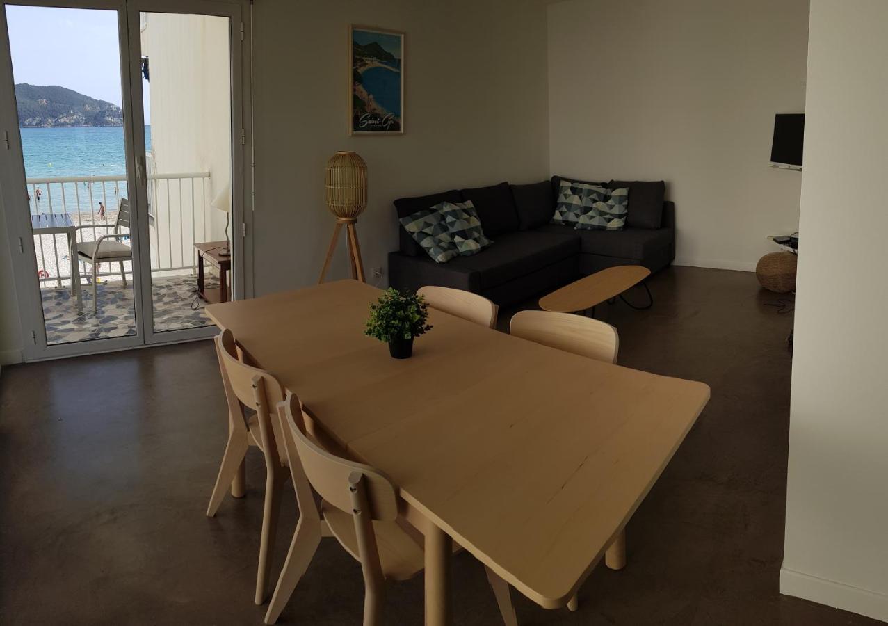 Les Pieds Dans L'O - Appartement 50M2 Front De Mer Saint-Cyr-sur-Mer Exteriör bild